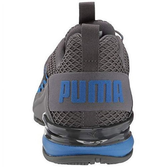 PUMA AXELION SPARK LOW TRAINERS SPORTS SNEAKERS MEN SHOES GREY/BLUE - Picture 10 of 11